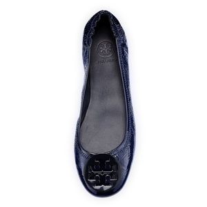Tory Burch Minnie Patent Leather Travel Ballet Flat